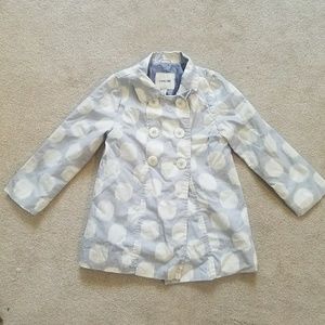 Light Blue Polka dot Peacoat